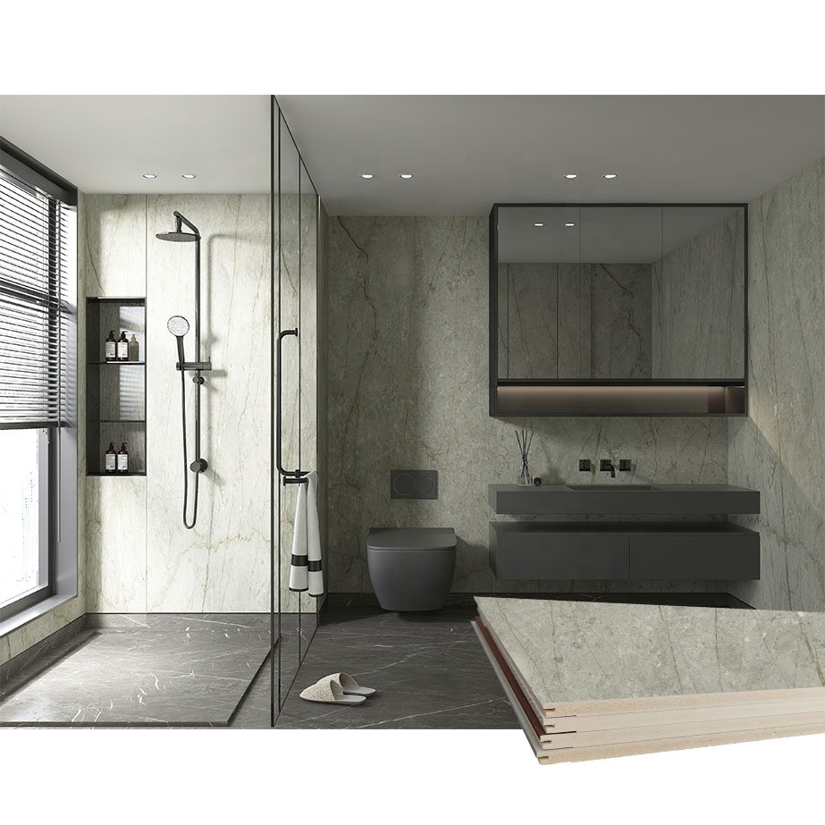 Decoration PVC Marble Fiber Cement Decorative WPC Wall Board