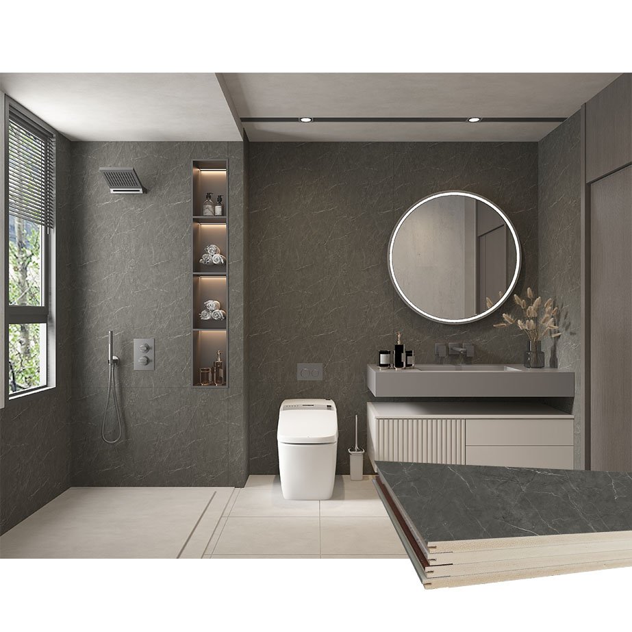Decoration PVC Marble Fiber Cement Decorative WPC Wall Board