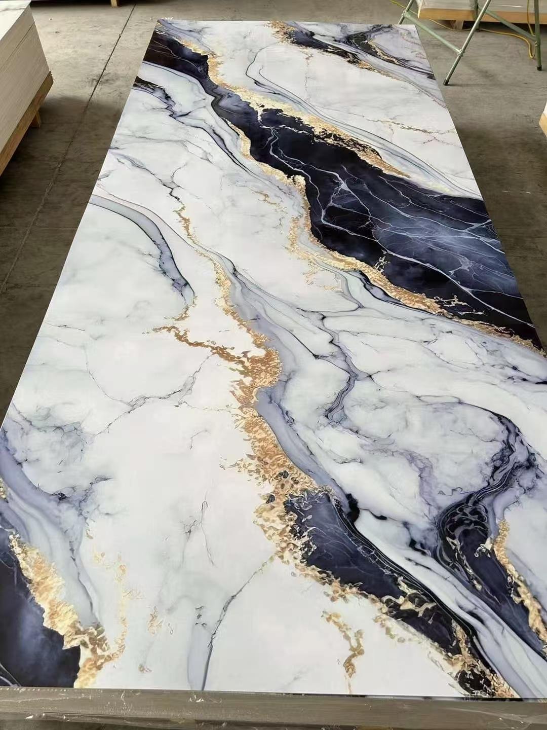 UV marble sheet Highlight pvc wall panel ECO wall board interior waterproof wpc wall panels boards samples