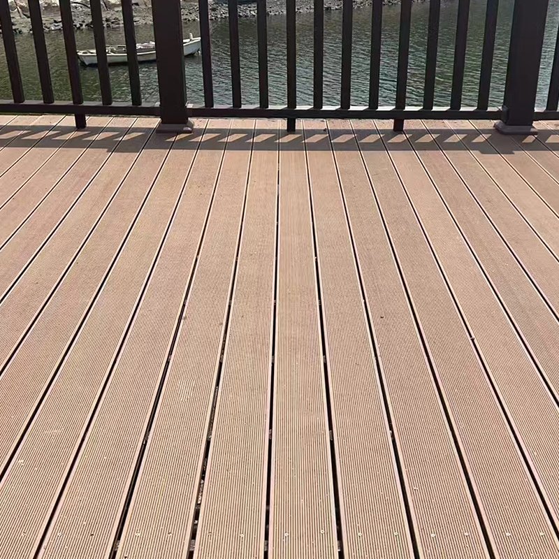 New Design Terrace Deck Eco-Friendly Wood Plastic Composite Decking Wooden WPC Decking Boards