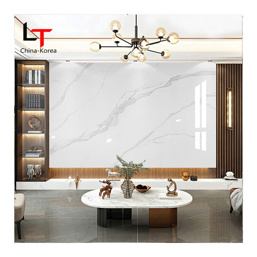 Longtime High Quality New Decorative Marble Alternative PVC UV Marble Sheet Coating Wall Panel marble pvc board