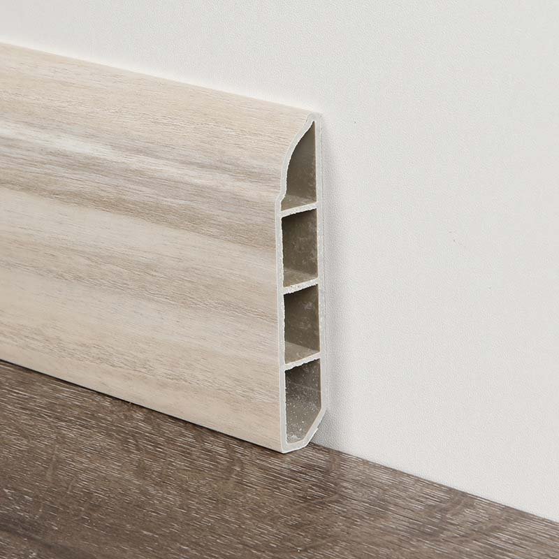 Wholesale customized SPC environmentally friendly skirting board waterproof and moisture-proof easy to install