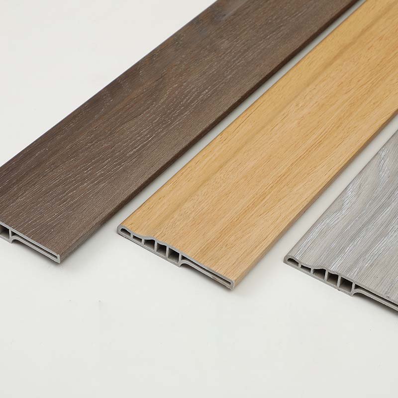 Wholesale customized SPC environmentally friendly skirting board waterproof and moisture-proof easy to install