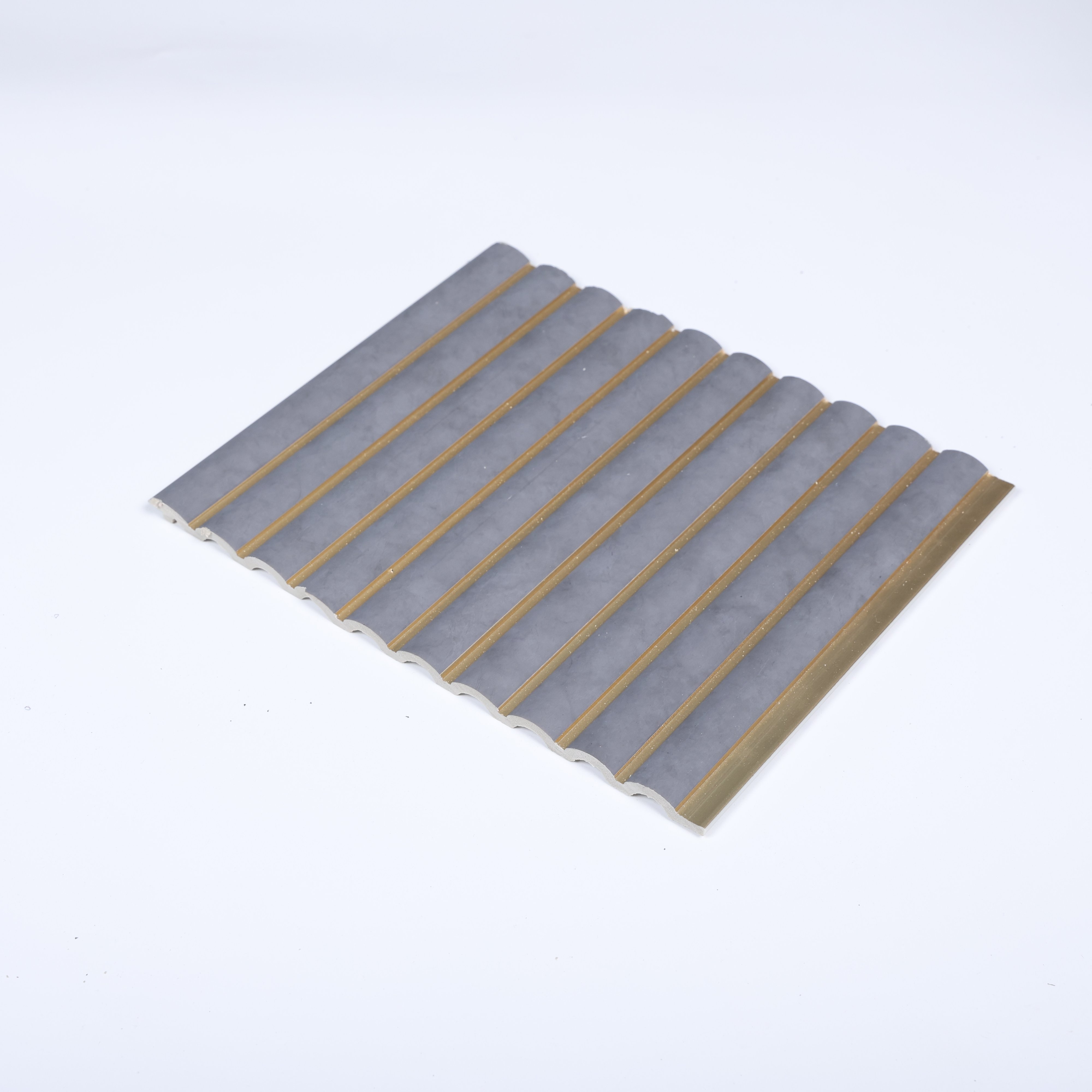 300mm Custom colors PS wall panel high quality wall decorative PS wall panel golden stripes interior decoration