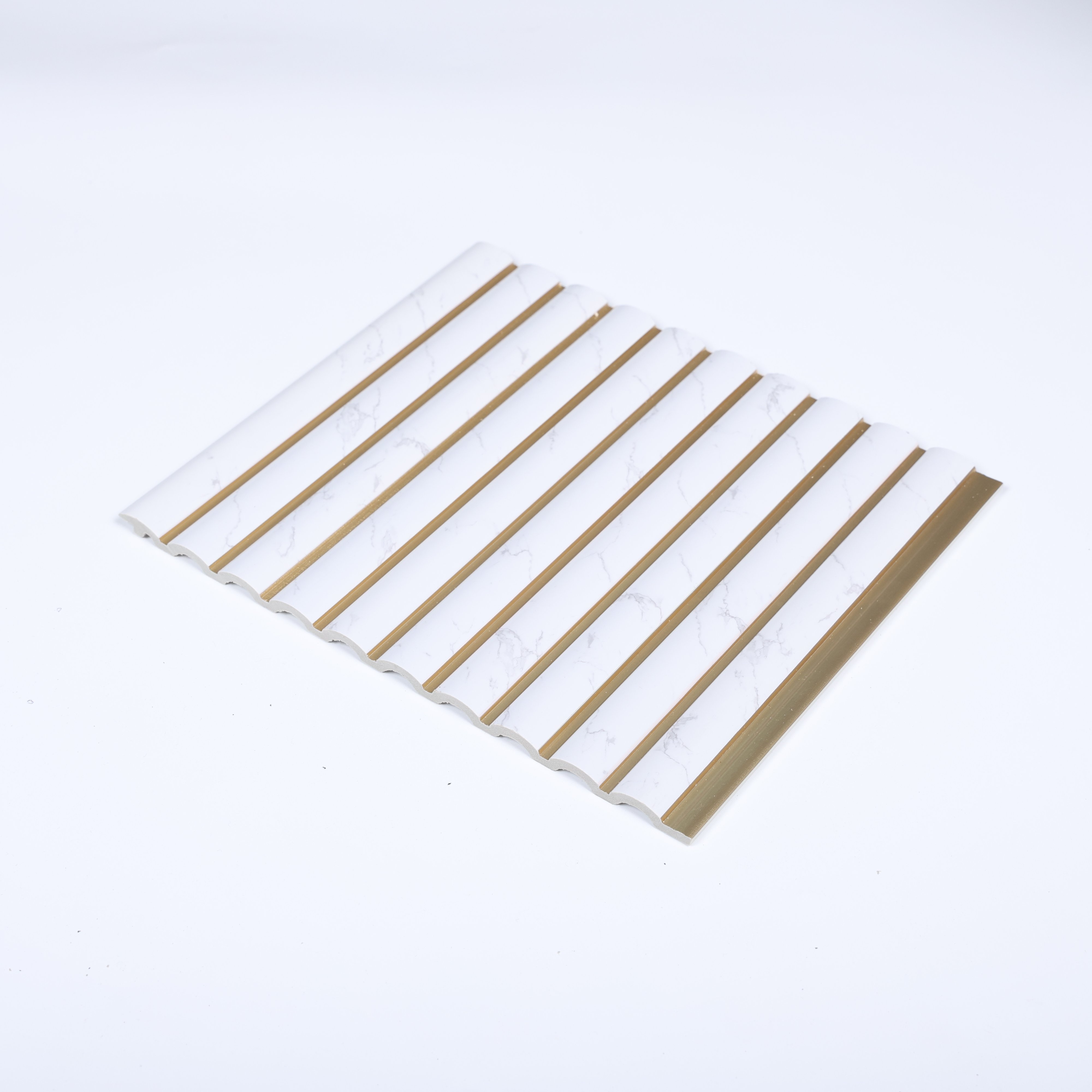 300mm Custom colors PS wall panel high quality wall decorative PS wall panel golden stripes interior decoration