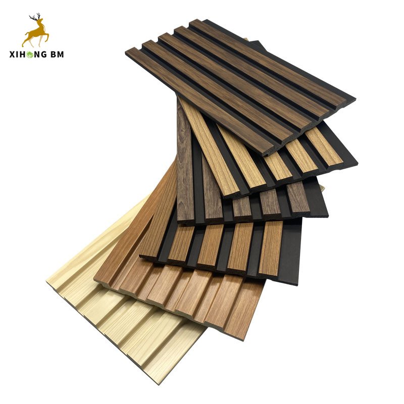 JSXH Latest Design Eco-Friendly Wood PS Wall panel TV Background Boards Factory Supply Clad Mold Interior for Indoor Home Decor