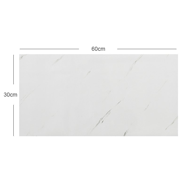 30*60cm Modern High Glossy PVC Wall Panels Marble Look Eco-Friendly Soundproof Geometric Waterproof Hotel Living Room Use