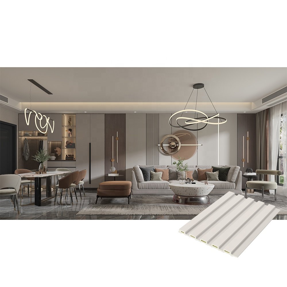 New design waterproof wall panel luxury wpc wallpanel easy installation flute wall board