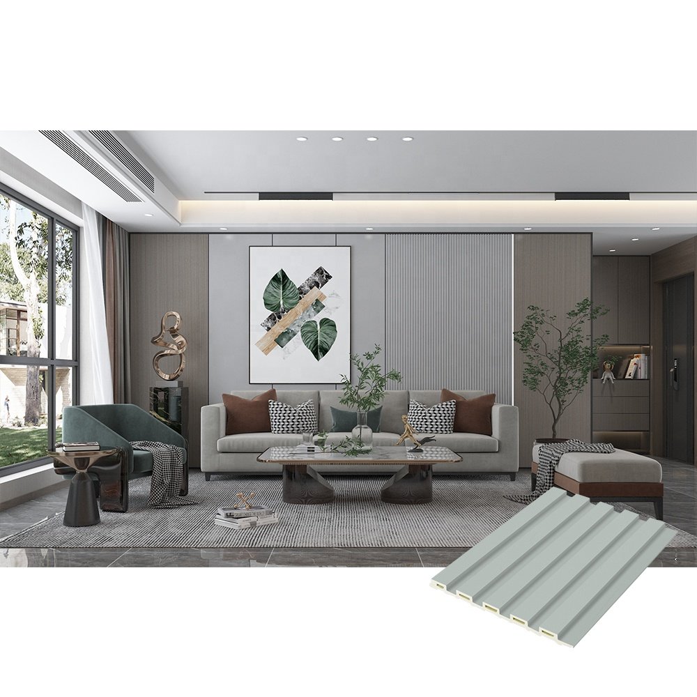 New design waterproof wall panel luxury wpc wallpanel easy installation flute wall board