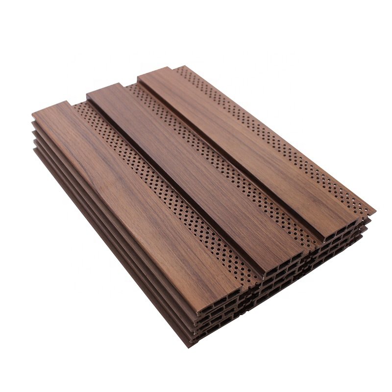 Building Exterior Walls Solid Color wpc wall panels wood grain lamination pvc wall board