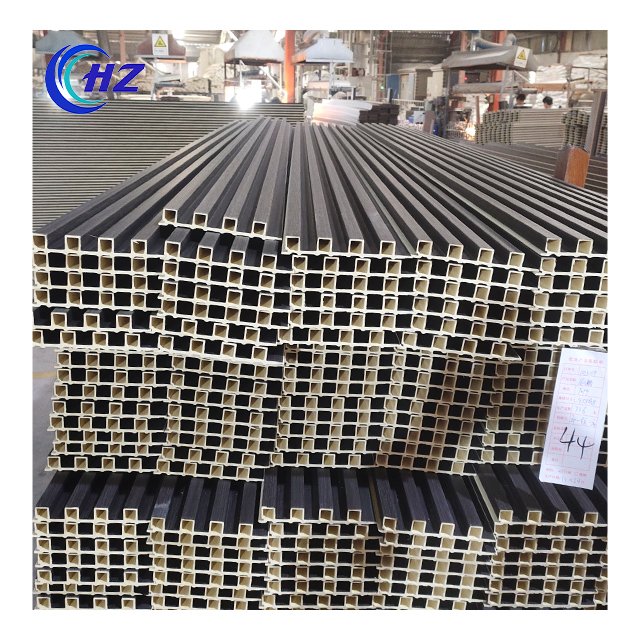 Unideco Factory Indoor Decor Wood Plastic Composite Pvc Coating Cladding Fluted Wall Board Wpc Interior Wall Panel