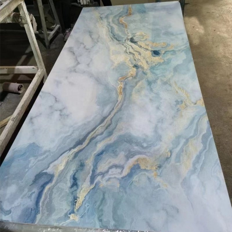 2023 new product Uv Board Marble Sheet high gloss marble sheet pvc supplier