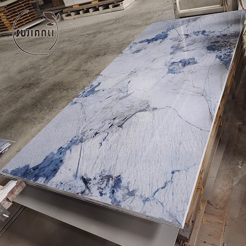 2023 new product Uv Board Marble Sheet high gloss marble sheet pvc supplier