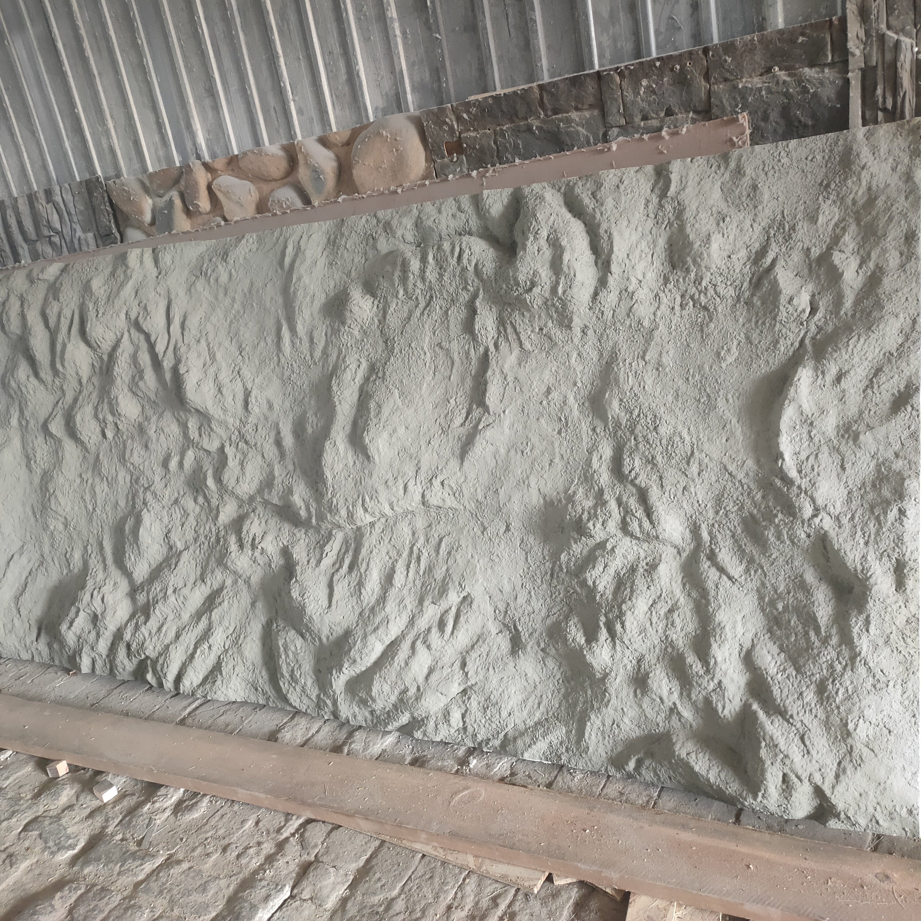 Fluvial rock veneer FRP cement board FRP wallboard