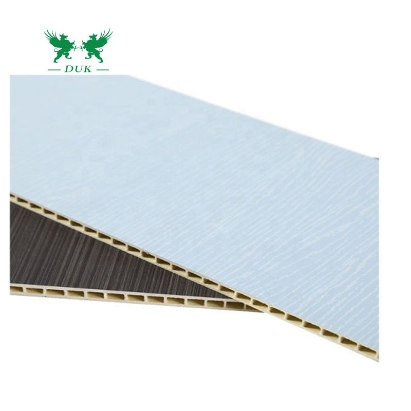 Fireproof and Waterproof WPC/PVC Wall Covering Panel WPC Bamboo Fiber Board Decorative Lining PVC Panel