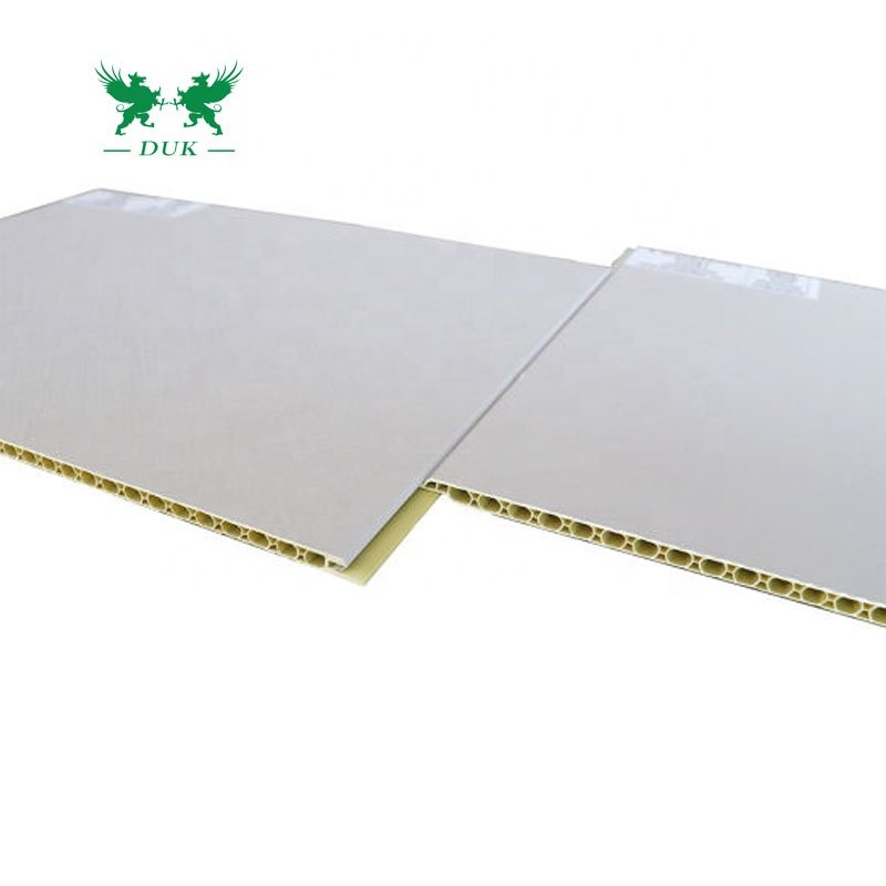 Fireproof and Waterproof WPC/PVC Wall Covering Panel WPC Bamboo Fiber Board Decorative Lining PVC Panel