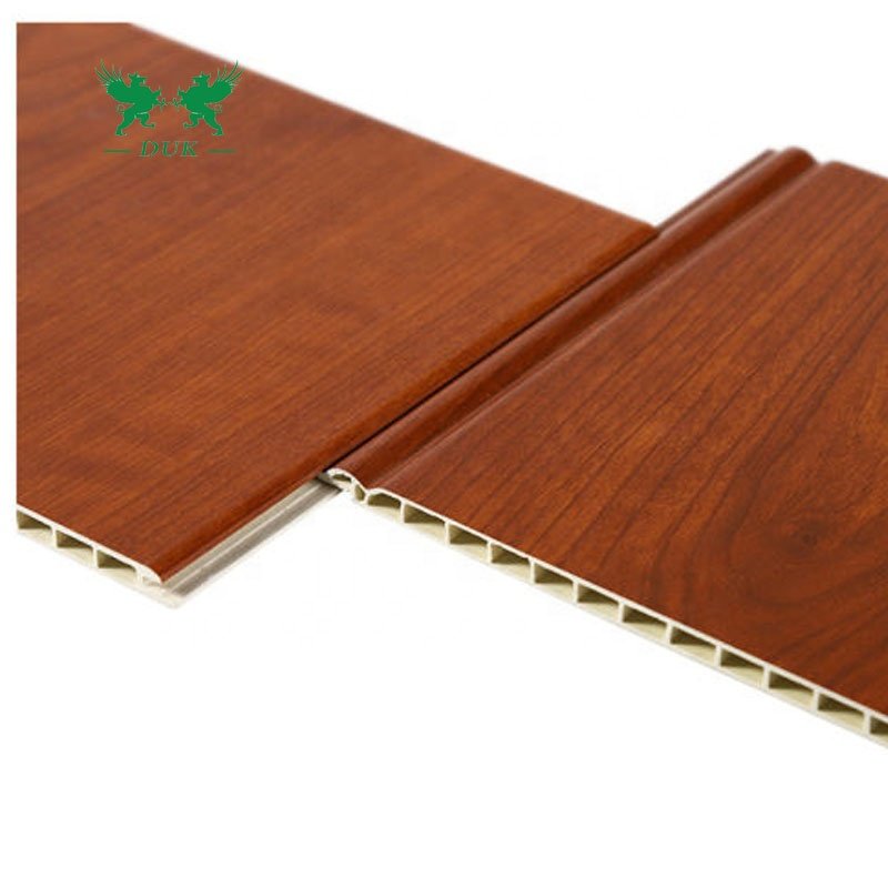 Fireproof and Waterproof WPC/PVC Wall Covering Panel WPC Bamboo Fiber Board Decorative Lining PVC Panel