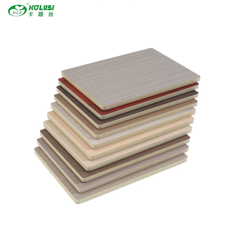 Pvc Coating Cladding Wall Board Fire Retardant Film Laminated Wood Grain Pvc Board