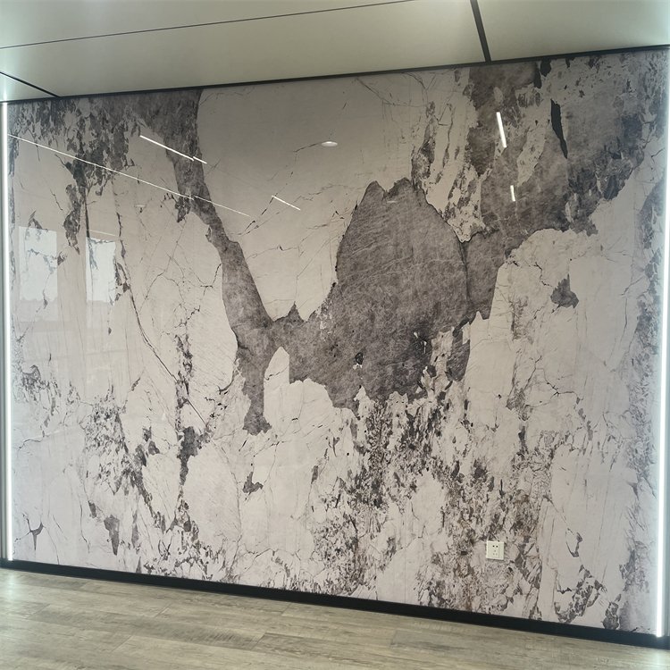 Low Price Fireproof Spc 3D Wall Panel Indoor Decorate UV Marble Sheet UV Coating Mdf Board