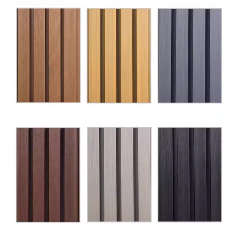 Factory supplier custom wpc wall panel exterior outdoor solid and hollow wpc other boards composite cladding 220*26 mm