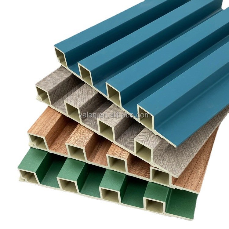 China Manufacturer Price 3D Interior Pvc Siding Fluted Wall Panel Wpc Decorative Waterproof Wall Coating Boards Cladding Indoor