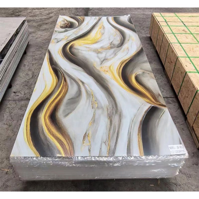 1220*2440*2.5mm uv board pvc sheets pvc marble sheet for wall decoration