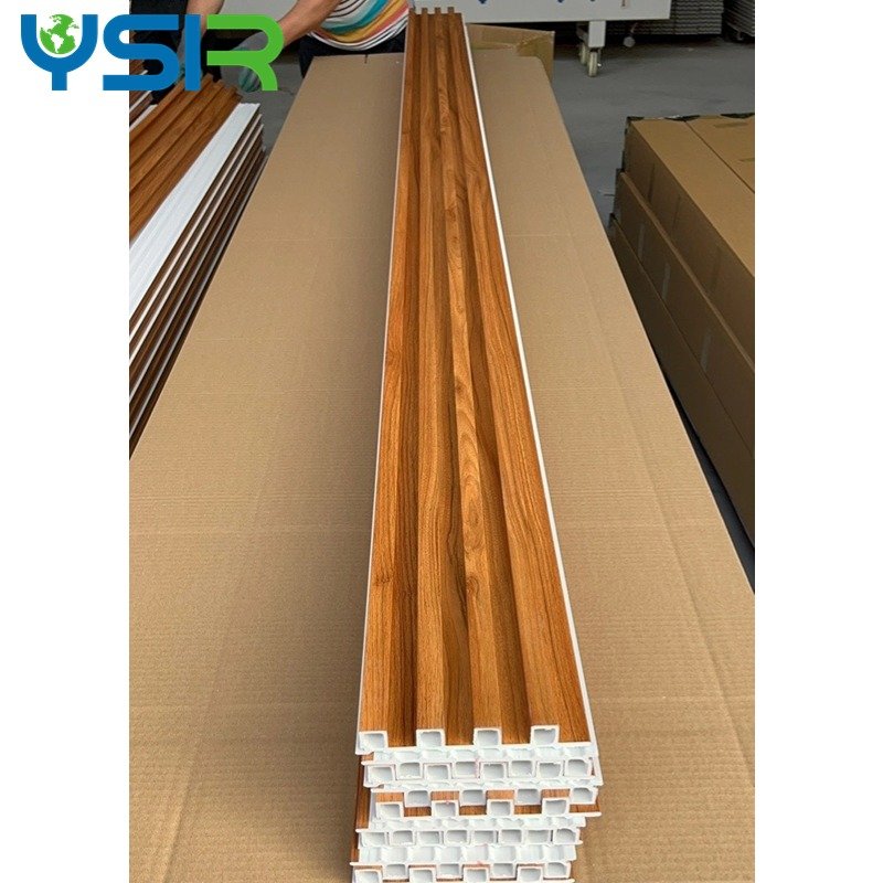 Popular Decoration Hollow wpc Slats Board wall Wood Plastic Composite panel For Hotel