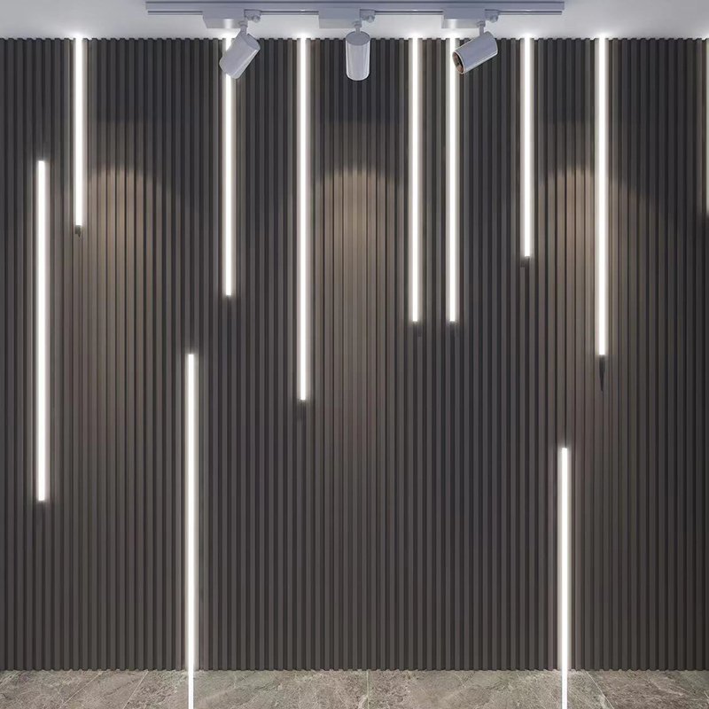 Popular Decoration Hollow wpc Slats Board wall Wood Plastic Composite panel For Hotel