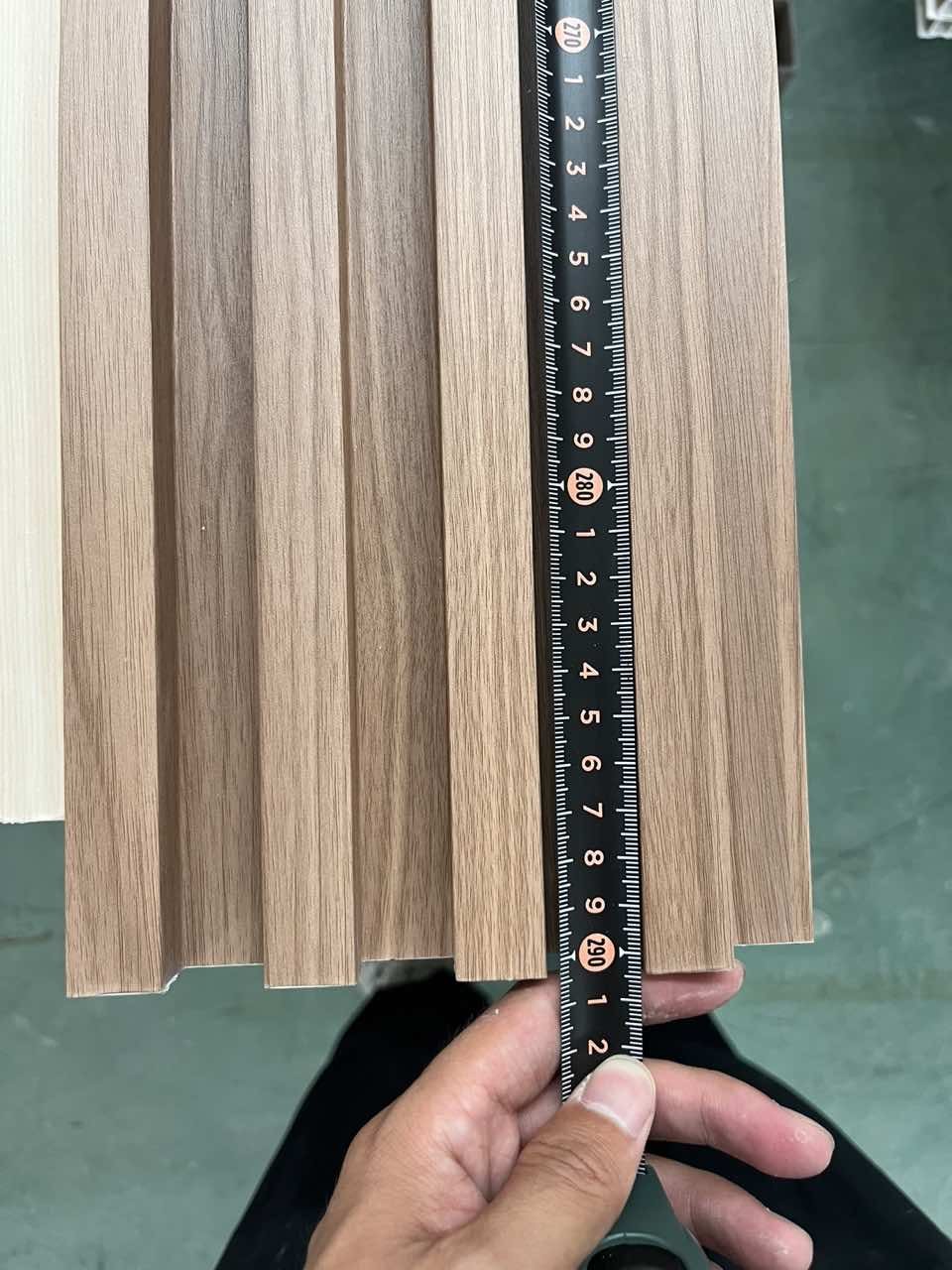 hot sale wpc wall panel Modern Design Interior Decoration Wpc Fluted Wall Panel