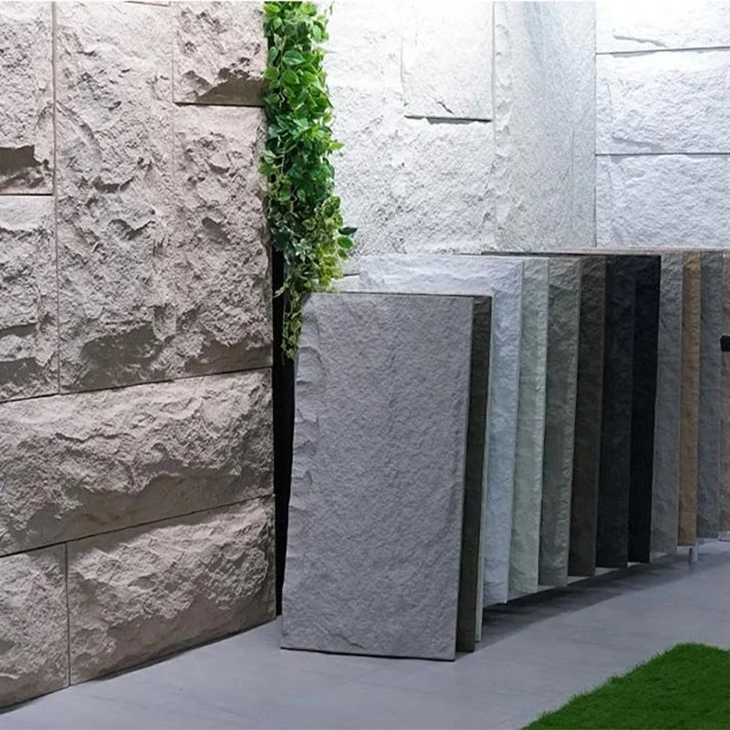 Factory Wholesale AntiStatic Faux Stone Wall Board Lightweight Ms Cement Board Exterior Wall Cladding Stone Design Wall Board