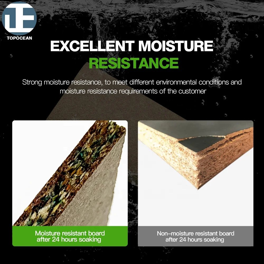 Easy To Clean 2100*2850 9-18mm white melamine chipboard sheets 12mm particle furniture board