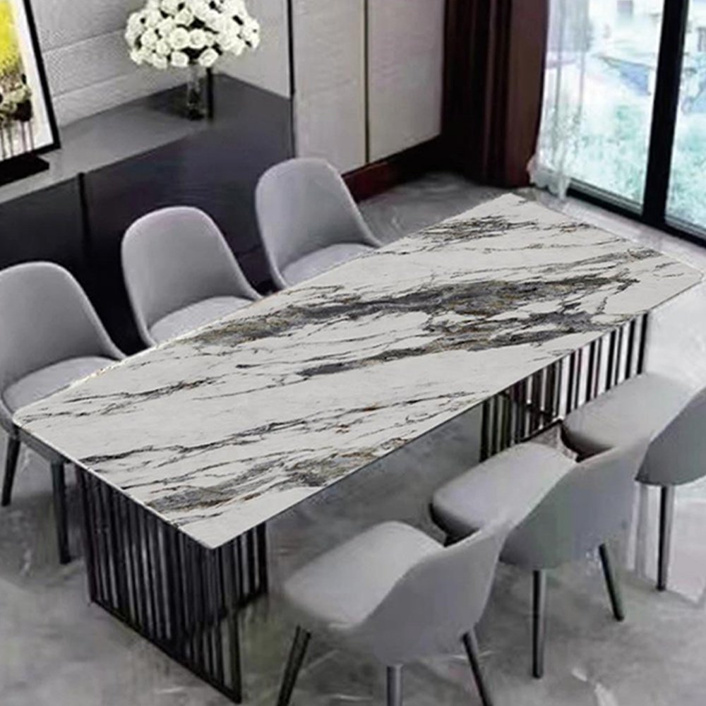 KASARO Factory Custom pvc wall panel uv pvc marble wall panel uv sheet carbon rock board shimmer wall panels