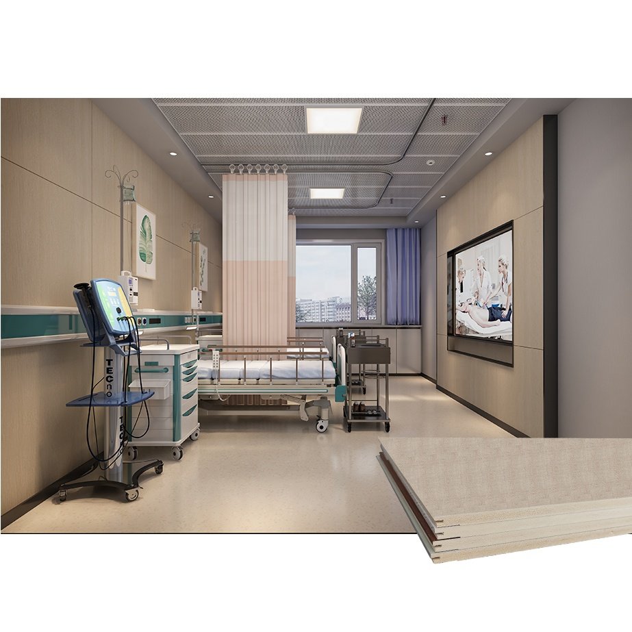 Engineering Quick Install WPC Wall Board For Hospital Concrete Wall