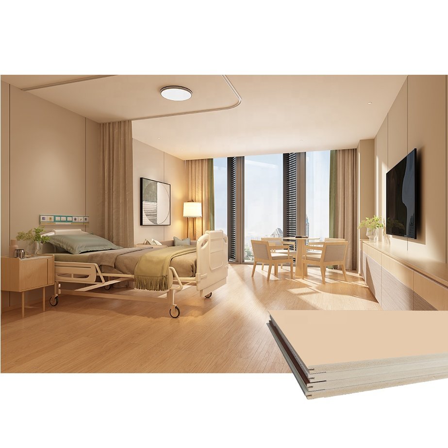 Engineering Quick Install WPC Wall Board For Hospital Concrete Wall