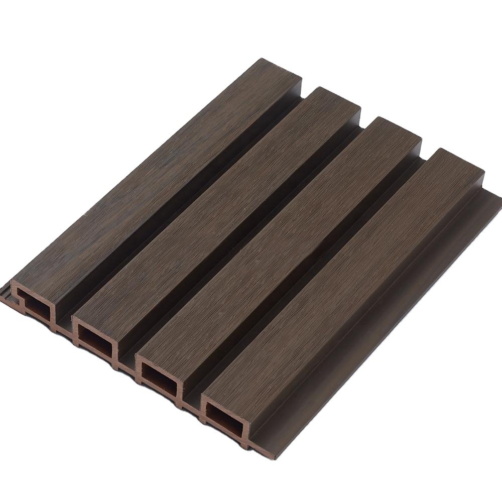 Exterior wpc wall cladding wood grain roofing/ceiling interior wpc timber composite facade slat wpc wall panel