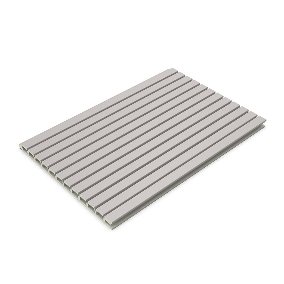 Easy Installation WPC PVC Wall Panel Outdoor and Indoor British Board Wall Panel 132mm Width Plastic Exterior Wall Panel