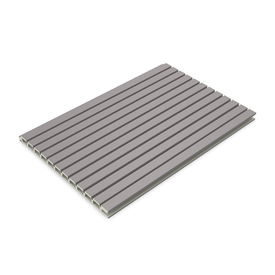 Easy Installation WPC PVC Wall Panel Outdoor and Indoor British Board Wall Panel 132mm Width Plastic Exterior Wall Panel