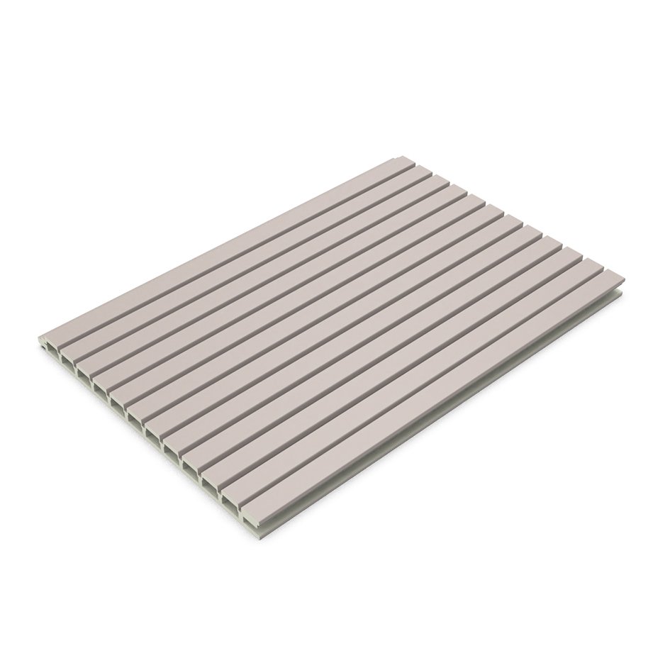 Easy Installation WPC PVC Wall Panel Outdoor and Indoor British Board Wall Panel 132mm Width Plastic Exterior Wall Panel