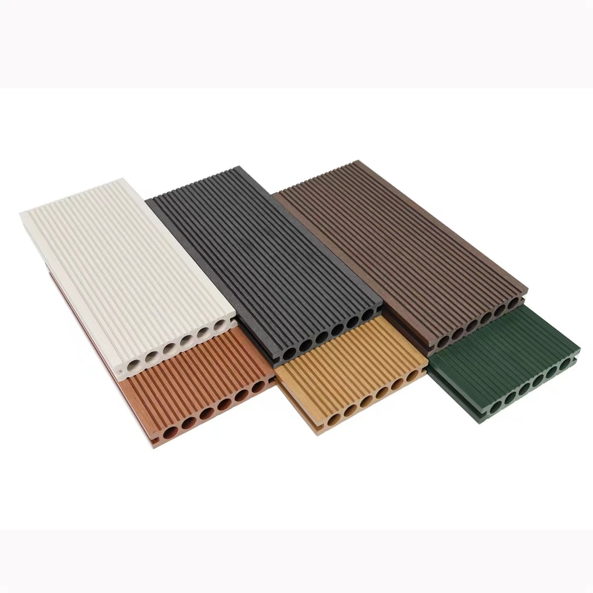 100% Pro-Environment Factory Price Decking Board Wood Plastic Composite Outdoor WPC Composite Decking
