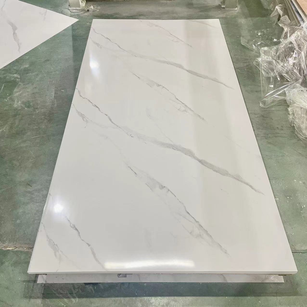 Glossy 120X240cm Pvc Uv Marble Design Sheet Board
