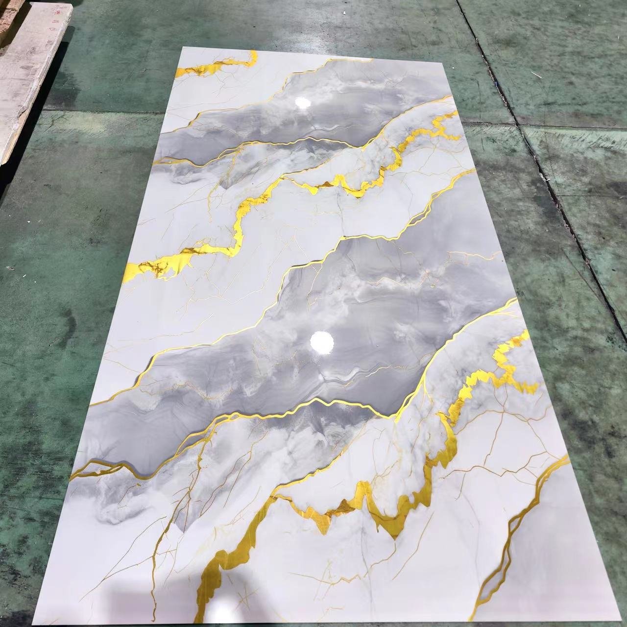 Glossy 120X240cm Pvc Uv Marble Design Sheet Board