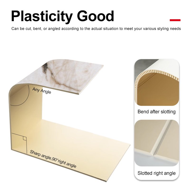 Customized 1220mm Marble Wall Board Waterproof Bamboo Charcoal Interior Wall Panels