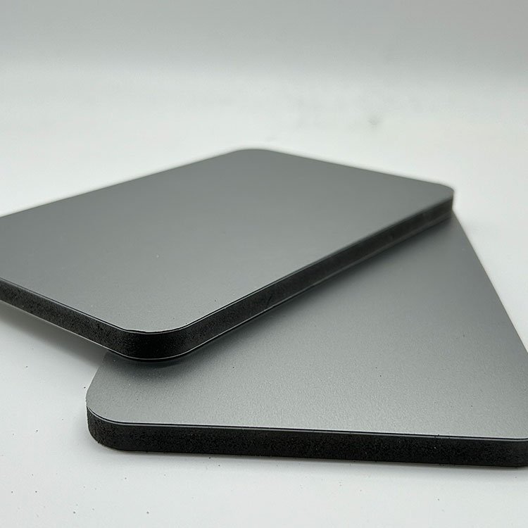 Bamboo charcoal fiber flat Board Ripple mirror surface Wood Veneer PVC Wall Panel flexible cladding