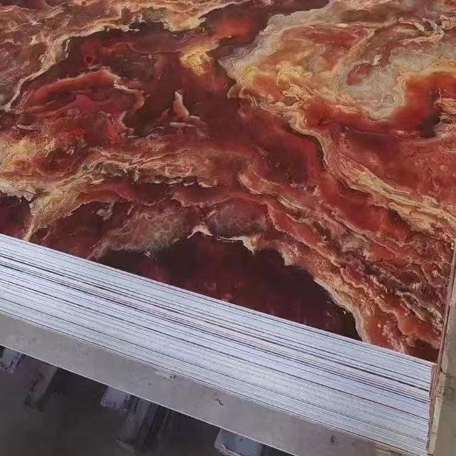 Customization UV PVC Marble Sheet PVC Marmol Pared Marmol For Wall Decoration Waterproof Impermeable
