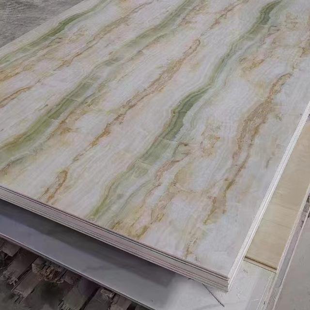 Customization UV PVC Marble Sheet PVC Marmol Pared Marmol For Wall Decoration Waterproof Impermeable