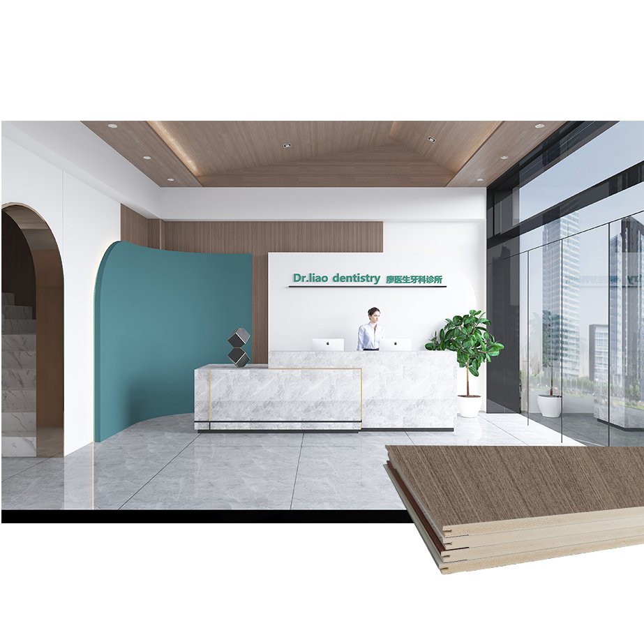 Straight Connection Eco-friendly Fashionable WPC Wall Covering Boards