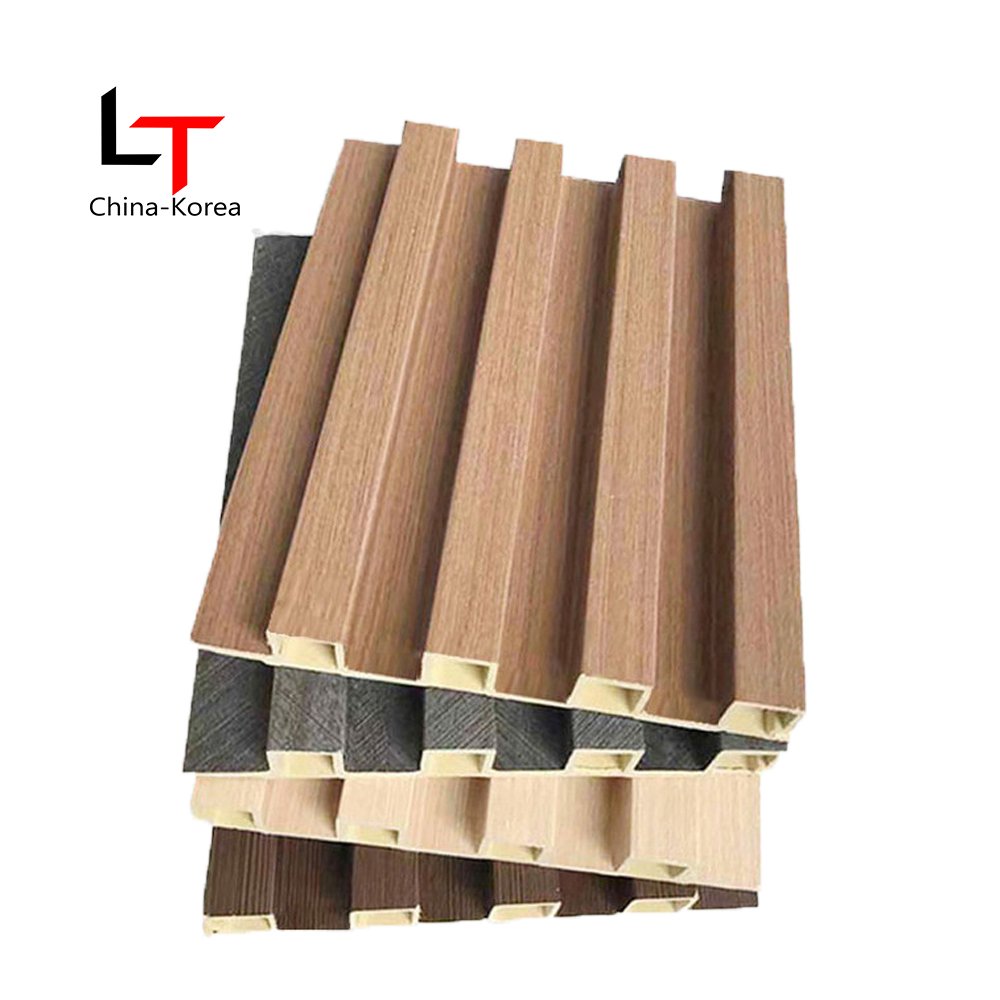 Longtime LT Indoor Decor Wood Plastic Composite PVC Coating Cladding Fluted Wall Board Interior other boards