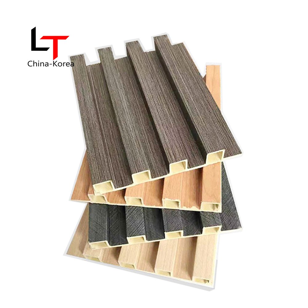Longtime LT Indoor Decor Wood Plastic Composite PVC Coating Cladding Fluted Wall Board Interior other boards