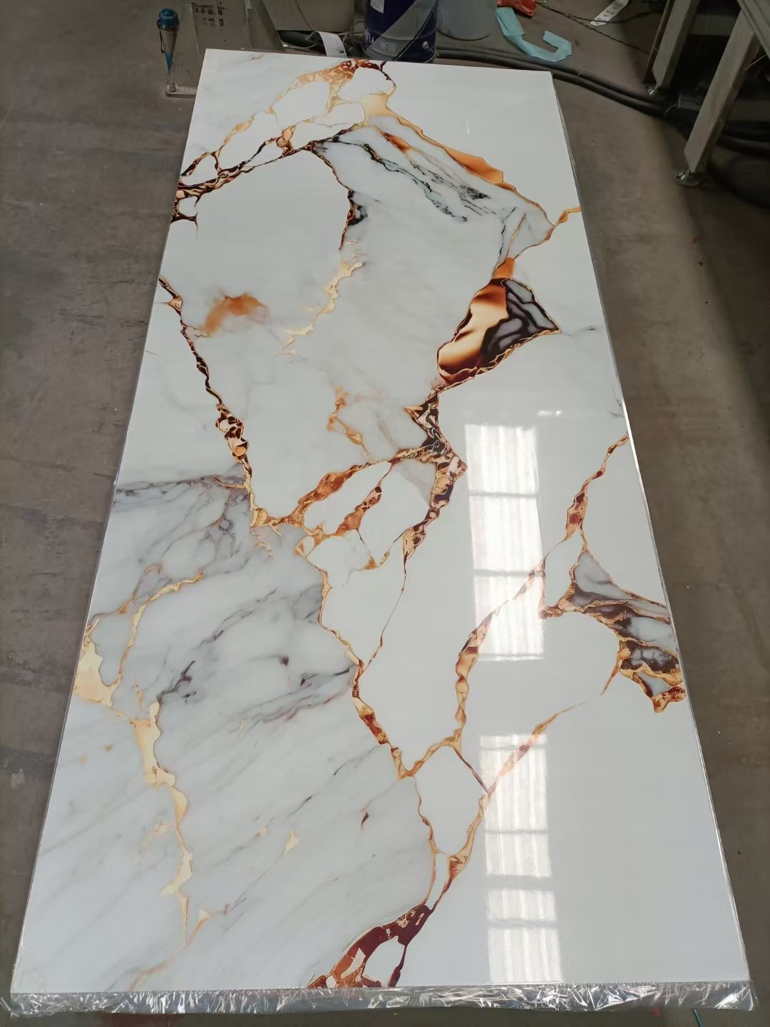 Alisba Factory price 3mm Interior wall UV board PVC marble sheet wall panel other board decorative Board