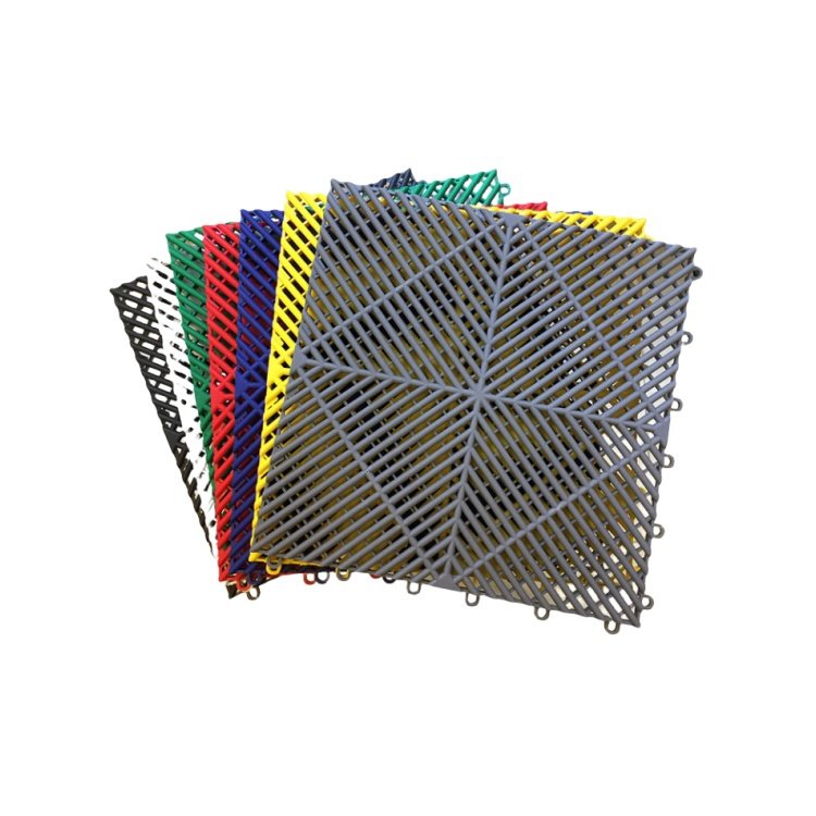 Car Wash Room Plastic Mosaic Grid Board 4s Shop Floor Mat Grid Floor Multi-Function Can Be Stitched Car Wash Shop Floor Grille